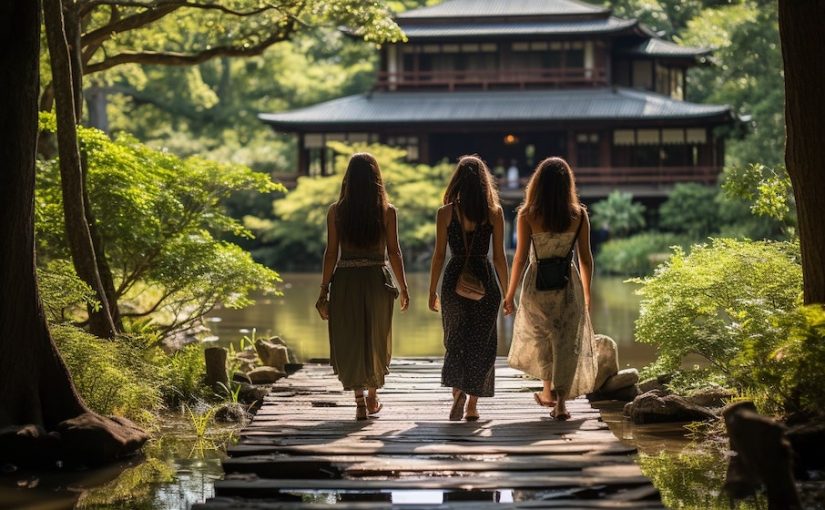 伊勢神宮の四季彩る：美しい自然と神々の存在